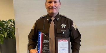 Sheriff Wilder and the entire staff of the WCSO congratulated Reserve Deputy Naylor for being selected as the 2023-2024 American Legion Department of Indiana Law Officer of the Year Lewis Schmidt Award recipient