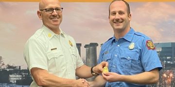 Evansville Fire Department promotion announcement