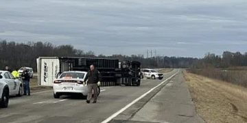 Traffic Disruption on I-69 Following Vehicle Chase and Crash in Daviess County