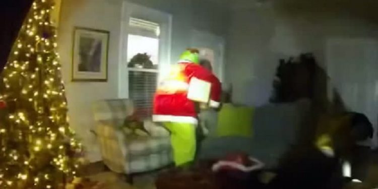 Evansville Police K-9 Cash Takes Down the Grinch in Holiday-Themed Operation