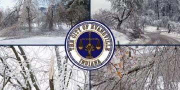 Evansville and Vanderburgh County Set Up Tree Debris Drop-Off Site for Winter Storm Victims