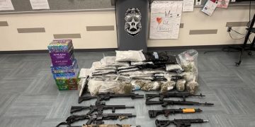 Evansville Police Seize Dozens of Guns, Drugs, and Cash in Search of Alleged Meth Dealers