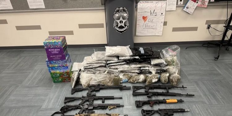 Evansville Police Seize Dozens of Guns, Drugs, and Cash in Search of Alleged Meth Dealers