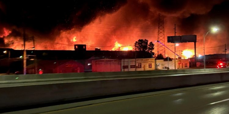 Multiple Fire Agencies Respond to Structure Fire in Vanderburgh County