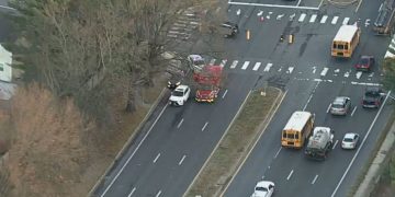 Multiple-Vehicle Accident Closes Darmstadt Road in Evansville