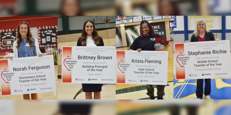 University of Evansville Honors Outstanding Educators at Annual Ceremony
