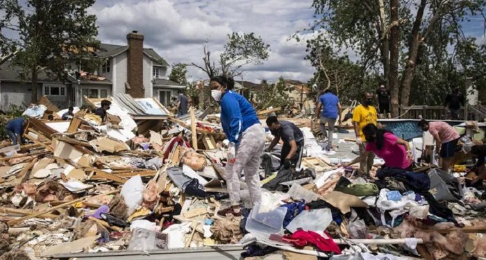 Tornado Hits Princeton, Indiana: EF1 Tornado Leaves Behind Trail of Destruction