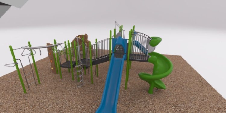 Evansville Enhances Park Amenities with New Playground Equipment at Stevenson Park