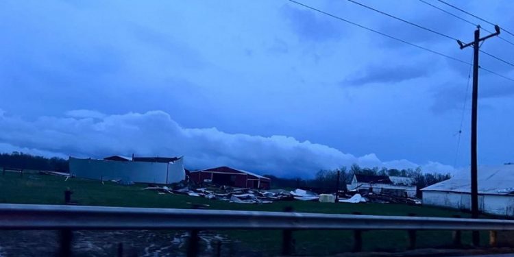 Severe Storms Hit Evansville, Indiana: Tri-State Region Shares Dramatic Photos