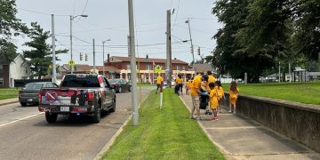 Evansville Police Department joins community clean up with Boys & Girls Club of Evansville