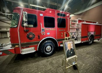 Evansville Fire Department dedicates new Engine 2 in honor of retired chief