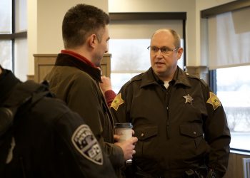 Evansville police kick off year with Coffee with a Cop event