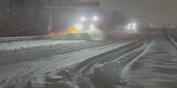 Indiana State Police sergeant warned drivers to stay off roads during heavy snow near Seymour