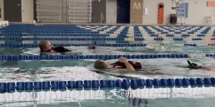 Evansville Fire Department’s B-Shift Dive Team completes annual watermanship test