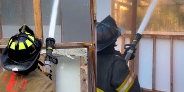 Evansville firefighters get new training tool to practice water application techniques