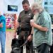 Evansville police and sheriff’s K9 Dozer steals the show at community coffee event