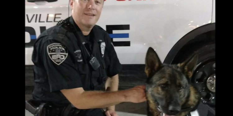Evansville Police Department mourns K9 Doc after nearly a decade of service