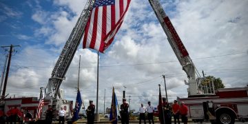 Evansville firefighters join neighborhood cleanup, home fire safety campaign and 9/11 remembrance