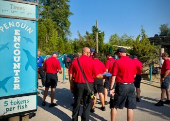 Evansville firefighters get behind-the-scenes tour of Mesker Park Zoo to prepare for emergency responses