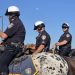 Evansville police mounted patrol visits career and technical center students for hands-on public safety lesson